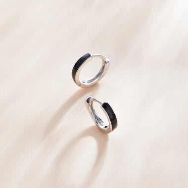 925 Sterling Silver Enamel Plated Earrings - 0