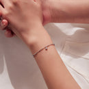 925 Sterling Silver & Moissanite Bracelet for Women - 15+6cm, Plated White Gold-7
