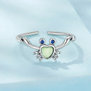 925 Sterling Silver Moonstone and Synthetic Spinel Ring for Women-5