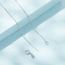 925 Sterling Silver Adjustable Necklaces with Pavé Setting CZ for Women-2