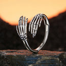 925 Sterling Silver Oxidized 0.2cm Ring-3