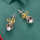 925 Sterling Silver Earrings with Synthetic Pearl, 1.7*0.9cm for Women-4
