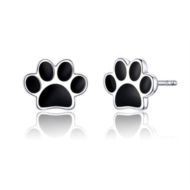 925 Sterling Silver Earrings with Enamel Finish