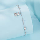 925 Sterling Silver Bracelet with Pavé Setting CZ, 150+60mm Length for Women-3