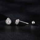 925 Sterling Silver 3mm Moissanite Earrings for Women-5
