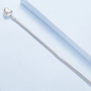 925 Sterling Silver + Pavé Setting White Gold Bracelet 17.0cm for Women-6