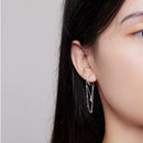 925 Sterling Silver Pavé Setting CZ Earrings for Women-7
