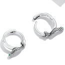 925 Sterling Silver Earrings with Pavé Setting CZ-5