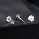 925 Sterling Silver 0.65 Carat Moissanite Earrings for Women-6