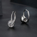 925 Sterling Silver 0.50 Carat Moissanite Earrings for Women-4