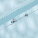 925 Sterling Silver & Plated White Gold Adjustable Bracelet for Women-4