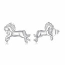 925 Sterling Silver Earrings 0.9*1.3cm with White Gold Plating for Women-1