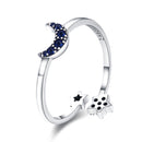 925 Sterling Silver Adjustable Ring, 0.2cm Width, Size 1.1*0.7cm, Women-1