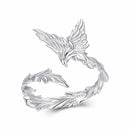 925 Sterling Silver White Gold Plated Rings-1