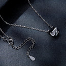925 Sterling Silver 0.65 Carat Moissanite Necklace for Women-5