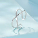 925 Sterling Silver Oxidized 0.7cm Ring for Women-3