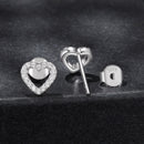 925 Sterling Silver Moissanite 0.10 Carat Earrings for Women-3