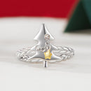 925 Sterling Silver Gold Plated Rings for Women-3