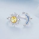 925 Sterling Silver Pavé CZ White Gold Plated Ring for Women-4