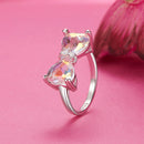 925 Sterling Silver 6.0 Size Pavé Setting CZ Ring for Women-2