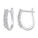 S925 Sterling Silver Moissanite Earrings 0.30 Carat for Women-1