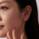 S925 Silver Brass and White Gold Plated 1.4cm Earrings for Women-7