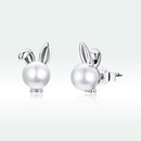 925 Sterling Silver Earrings with Quality Shell Pearl-4