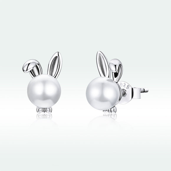 925 Sterling Silver Earrings with Quality Shell Pearl