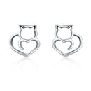925 Sterling Silver Oxidized Earrings-1