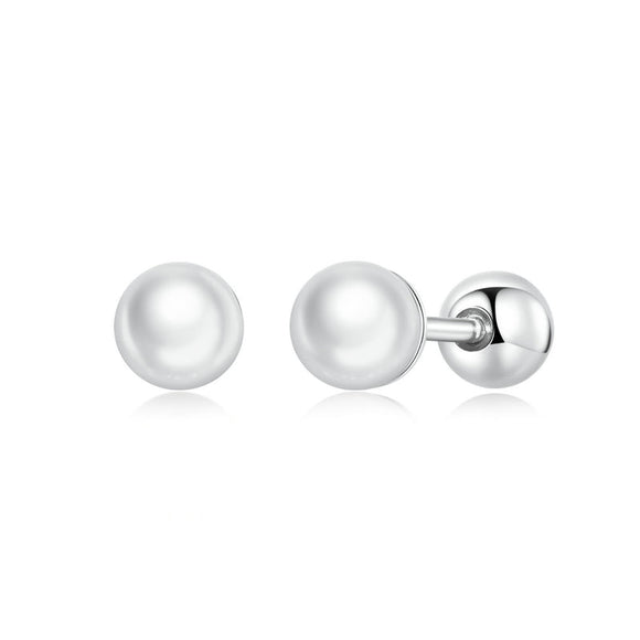 925 Sterling Silver Quality Shell Pearl Earrings for Women
