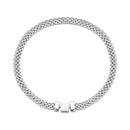 925 Sterling Silver Plated Platinum 17.0 Size Bracelet for Women-1