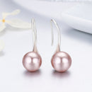 925 Sterling Silver Oxidized Pearl Earrings for Women-3