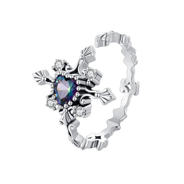 925 Sterling Silver Pavé Setting CZ Ring for Women - 0