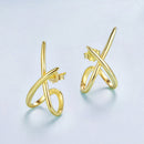925 Sterling Silver Oxidized Silver Earrings-6