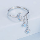 925 Sterling Silver Nano Opal Stone Ring for Women-4