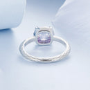 925 Sterling Silver Ring with Pavé Setting CZ, Size 6.0-7