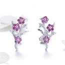 925 Sterling Silver Earrings with Pavé Setting CZ for Women-2
