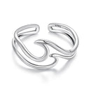 925 Sterling Silver Oxidized Ring for Men - Width 0.3-1.1cm-1