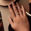 925 Sterling Silver Ring with Nano Opal Stone, Size 6, for Women-4