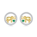 925 Sterling Silver Earrings with CZ in White Gold Plated for Women-2