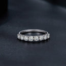 925 Sterling Silver Plated Moissanite Ring Size 5 for Women-7