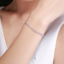 925 Sterling Silver Bracelet 27cm for Women-6