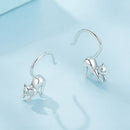 S925 Oxidized Silver Earrings 17x3mm for Women-4