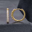925 Sterling Silver Moissanite 0.03ct White Gold Plated Earrings 1.6cm for Women-4