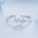 925 Sterling Silver & Plated White Gold 1.6mm Ring for Women-4
