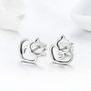 925 Sterling Silver Oxidized Earrings-3