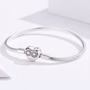 925 Sterling Silver Bracelet 17.0cm for Women-2