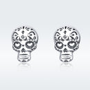 S925 Oxidized Silver Earrings Size 1*0.7cm for Women-4
