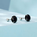 925 Sterling Silver Pavé Setting CZ Earrings for Women-5