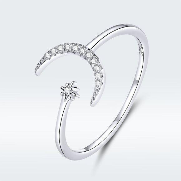 925 Sterling Silver Ring with Pavé Setting CZ
